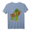 Schildkröte Musiker Cartoon Tier Bass Gitarre T-Shirt – Lustiges Geschenk für Gitarristen, Bassisten & Musikliebhaber zum Geburtstag oder Weihnachten