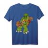 Schildkröte Musiker Cartoon Tier Bass Gitarre T-Shirt – Lustiges Geschenk für Gitarristen, Bassisten & Musikliebhaber zum Geburtstag oder Weihnachten