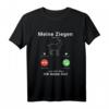 Lustiges Ziegen Anruf Telefon T-Shirt für Landwirte und Ziegenliebhaber – Perfektes Geschenk für Bauern, Züchter und Tierfreunde