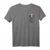 Lustiges Beagle T-Shirt mit Tasche - Humorvolles Hundeshirt für Tierliebhaber und Hunde-Fans