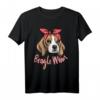 Beagle Mom Hund Beagle Geschenk T-Shirt - Lustiges Geschenk für Hunde-Mamas, Beagle Züchterinnen & Hundeliebhaberinnen