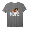Süßer Beagle Nope Motiv T-Shirt für Hundeliebhaber – Lustiges Hundeshirt für Beagle Fans und Hundebesitzer