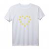 EU Herz Flagge Sterne T-Shirt – Symbol für Europa, Einheit und Frieden, Perfekt für EU-Fans und Europa-Liebhaber