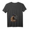 Damen Lustiges Beauceron Hund T-Shirt mit V-Ausschnitt – Perfekt als Geschenk für Hundebesitzerinnen