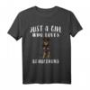 Nur ein Mädchen, das liebt Beauceron liebt - Lustiges Hundeliebhaber T-Shirt für Frauen, perfekt als Geschenk