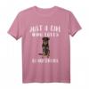 Nur ein Mädchen, das liebt Beauceron liebt - Lustiges Hundeliebhaber T-Shirt für Frauen, perfekt als Geschenk