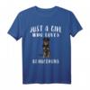Nur ein Mädchen, das liebt Beauceron liebt - Lustiges Hundeliebhaber T-Shirt für Frauen, perfekt als Geschenk