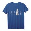 Bedlington Terrier Herzschlag Hundeliebhaber T-Shirt – Lustiges Geschenk für Hundebesitzer & Tierliebhaber