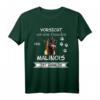 Vorsicht vor dem Frauchen Malinois Hund Shirt – Lustiges Geschenk für Hundeliebhaber & Malinois Fans