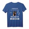 Vorsicht vor dem Frauchen Malinois Hund Shirt – Lustiges Geschenk für Hundeliebhaber & Malinois Fans