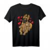 Belgian Malinois Schäferhund T-Shirt mit Herzen – Lustiges Geschenk für Hundehalter, Hundeliebhaber und Fans zum Geburtstag & Weihnachten