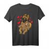 Belgian Malinois Schäferhund T-Shirt mit Herzen – Lustiges Geschenk für Hundehalter, Hundeliebhaber und Fans zum Geburtstag & Weihnachten