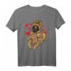 Belgian Malinois Schäferhund T-Shirt mit Herzen – Lustiges Geschenk für Hundehalter, Hundeliebhaber und Fans zum Geburtstag & Weihnachten