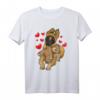 Belgian Malinois Schäferhund T-Shirt mit Herzen – Lustiges Geschenk für Hundehalter, Hundeliebhaber und Fans zum Geburtstag & Weihnachten