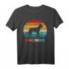 Malinois Vintage Retro T-Shirt – Hunde Silhouette für Hundeliebhaber im klassischen Stil