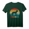 Malinois Vintage Retro T-Shirt – Hunde Silhouette für Hundeliebhaber im klassischen Stil