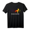 Vintage belgische Malinois T-Shirt - Hundeliebhaber Geschenk für Hunde-Besitzer, Tierärzte & Tierfreunde