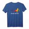 Vintage belgische Malinois T-Shirt - Hundeliebhaber Geschenk für Hunde-Besitzer, Tierärzte & Tierfreunde