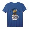 Malinois Hund Belgischer Schäferhund Kaffee Liebhaber T-Shirt - Lustiges Hundemotiv für Herrchen, Frauchen & Kaffeeliebhaber