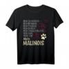 Bekleidung für Hunde Besitzer mit Spruch - Malinois T-Shirt als Geschenk für Hunde Liebhaber zu Weihnachten & Geburtstag
