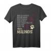 Bekleidung für Hunde Besitzer mit Spruch - Malinois T-Shirt als Geschenk für Hunde Liebhaber zu Weihnachten & Geburtstag