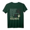 Bekleidung für Hunde Besitzer mit Spruch - Malinois T-Shirt als Geschenk für Hunde Liebhaber zu Weihnachten & Geburtstag