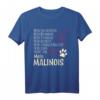 Bekleidung für Hunde Besitzer mit Spruch - Malinois T-Shirt als Geschenk für Hunde Liebhaber zu Weihnachten & Geburtstag