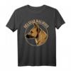 Belgisches Malinois T-Shirt - Geschenk für Hundeliebhaber mit Retro-Hundemotiv für Tierfreunde und Hundebesitzer