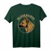 Belgisches Malinois T-Shirt - Geschenk für Hundeliebhaber mit Retro-Hundemotiv für Tierfreunde und Hundebesitzer