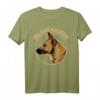 Belgisches Malinois T-Shirt - Geschenk für Hundeliebhaber mit Retro-Hundemotiv für Tierfreunde und Hundebesitzer