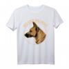 Belgisches Malinois T-Shirt - Geschenk für Hundeliebhaber mit Retro-Hundemotiv für Tierfreunde und Hundebesitzer