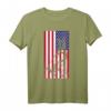 Belgian Malinois American Flag T-Shirt - Patriotisches Hundeshirt für den 4. Juli & Hundeliebhaber Geschenk