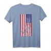 Belgian Malinois American Flag T-Shirt - Patriotisches Hundeshirt für den 4. Juli & Hundeliebhaber Geschenk