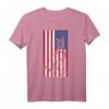 Belgian Malinois American Flag T-Shirt - Patriotisches Hundeshirt für den 4. Juli & Hundeliebhaber Geschenk