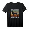 Damen Best Malinois Mom Ever Hundebesitzerin T-Shirt – Lustiges Gassi-Gänger Shirt für Hundeliebhaberinnen