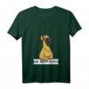 Damen Sturer Malinois Hund Belgischer Schäferhund T-Shirt mit V-Ausschnitt – Lustiges Hundemotiv für Hundeliebhaber & Dickköpfige Hunde