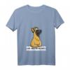 Damen Sturer Malinois Hund Belgischer Schäferhund T-Shirt mit V-Ausschnitt – Lustiges Hundemotiv für Hundeliebhaber & Dickköpfige Hunde