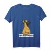 Damen Sturer Malinois Hund Belgischer Schäferhund T-Shirt mit V-Ausschnitt – Lustiges Hundemotiv für Hundeliebhaber & Dickköpfige Hunde