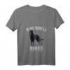 Damen Belgischer Schäferhund Groenendael T-Shirt mit V-Ausschnitt - Lustiges Hundemotiv, Geschenk für Hundebesitzer