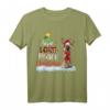 Belgischer Schäferhund Nikolausmütze Rentier Kostüm Weihnachten Licht T-Shirt – Festliches Tiermotiv für Weihnachten