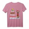 Belgischer Schäferhund Nikolausmütze Rentier Kostüm Weihnachten Licht T-Shirt – Festliches Tiermotiv für Weihnachten