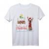 Belgischer Schäferhund Nikolausmütze Rentier Kostüm Weihnachten Licht T-Shirt – Festliches Tiermotiv für Weihnachten