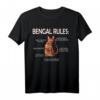 Bengal Rules | Rosetted Bengal Katzenliebhaber T-Shirt – Lustiges Geschenk für Bengalbesitzer & Katzenfans