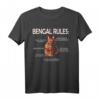 Bengal Rules | Rosetted Bengal Katzenliebhaber T-Shirt – Lustiges Geschenk für Bengalbesitzer & Katzenfans