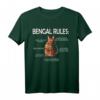 Bengal Rules | Rosetted Bengal Katzenliebhaber T-Shirt – Lustiges Geschenk für Bengalbesitzer & Katzenfans