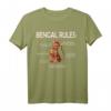 Bengal Rules | Rosetted Bengal Katzenliebhaber T-Shirt – Lustiges Geschenk für Bengalbesitzer & Katzenfans
