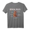 Bengal Rules | Rosetted Bengal Katzenliebhaber T-Shirt – Lustiges Geschenk für Bengalbesitzer & Katzenfans