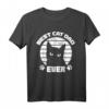 Herren Best Cat Dad Ever - Lustiges Vintage Katzen Papa T-Shirt, perfektes Geschenk für Katzenliebhaber & Tierfreunde