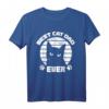 Herren Best Cat Dad Ever - Lustiges Vintage Katzen Papa T-Shirt, perfektes Geschenk für Katzenliebhaber & Tierfreunde
