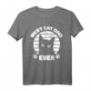 Herren Best Cat Dad Ever - Lustiges Vintage Katzen Papa T-Shirt, perfektes Geschenk für Katzenliebhaber & Tierfreunde